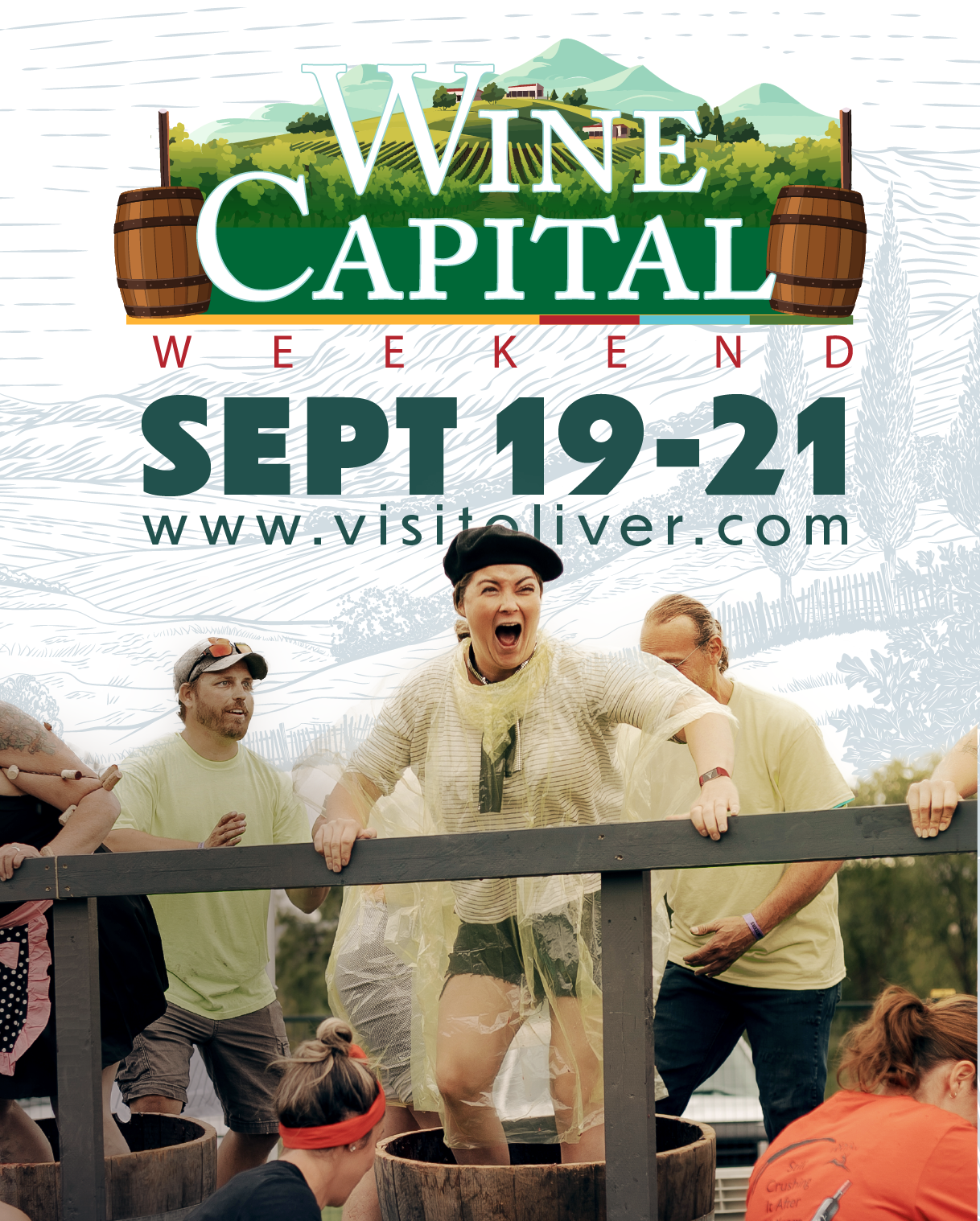 Wine Capital Weekend Poster