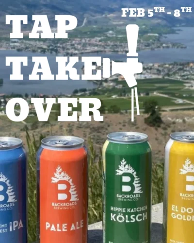 Backroads Brewing Co. Tap Takeover at Baldy Mountain Resort